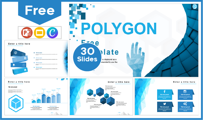 Free Polygon Template for PowerPoint and Google Slides.