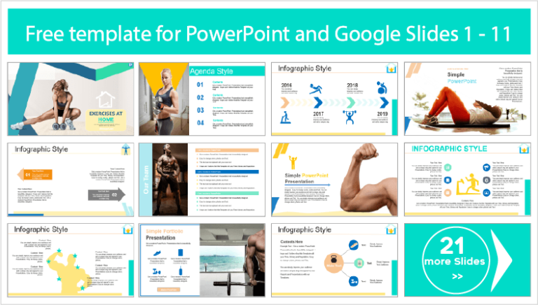 Home Exercise Template - PowerPoint Templates and Google Slides