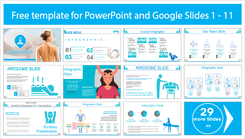 Baixe gratuitamente modelos de PowerPoint para Massagem Relaxante e temas para Google Slides.
