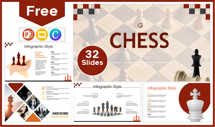 Free Chess Template for PowerPoint and Google Slides.