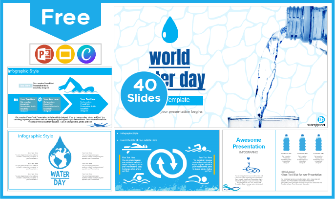 Free World Water Day Template for PowerPoint and Google Slides.