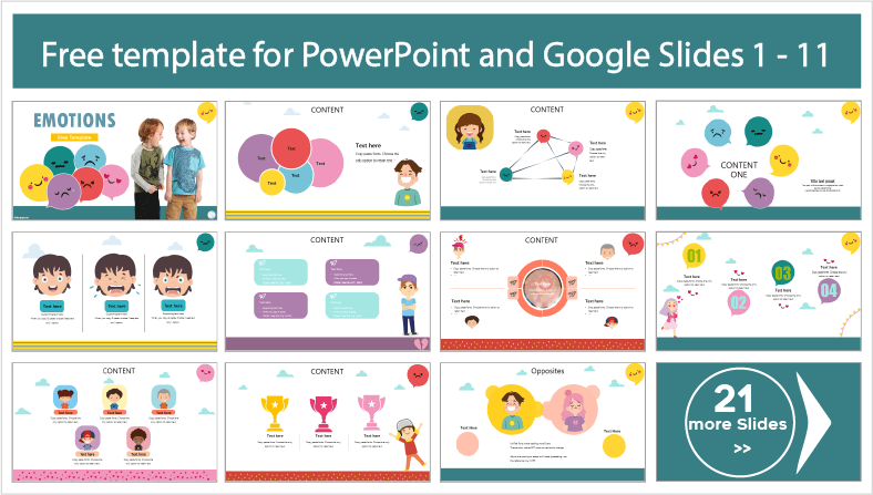 Laden Sie kostenlose Emotionen Vorlagen für PowerPoint und Google Slides Themen herunter.