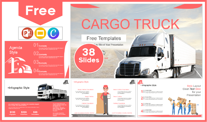 Free Freight Transport Template for PowerPoint and Google Slides.