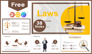 Free Laws Template for PowerPoint and Google Slides.