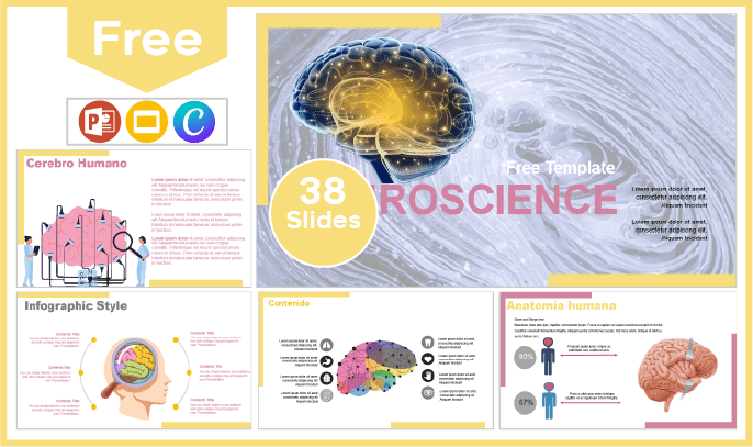 Modèle gratuit de neurosciences pour PowerPoint et Google Slides.