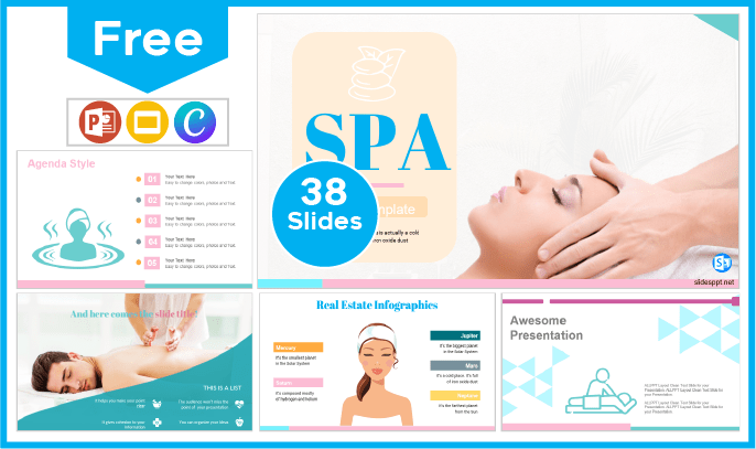 Free Spa Template for PowerPoint and Google Slides.