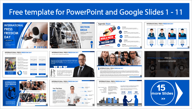 Téléchargez gratuitement les modèles de la Journée mondiale de la liberté de la presse pour PowerPoint et Google Slides.