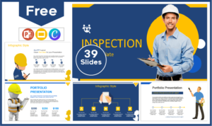Free Construction Inspection Template for PowerPoint and Google Slides.