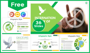 Free International Day of Peace Template for PowerPoint and Google Slides.