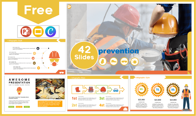 Free Risk Prevention Template for PowerPoint and Google Slides.
