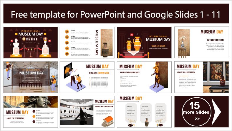 International Museum Day templates for free download in PowerPoint and Google Slides themes.