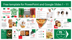 Italian Menu Powerpoint Italian Gastronomy Template - PowerPoint Templates and Google Slides