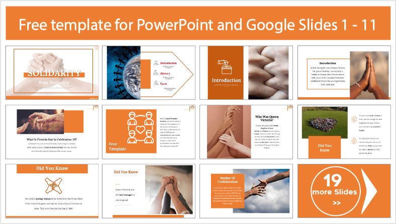 Descargar gratis plantillas de la Solidaridad para PowerPoint y temas Google Slides.