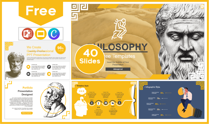 Free Philosophy Template for PowerPoint and Google Slides.