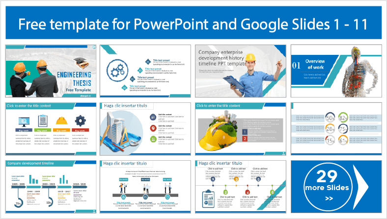 Engineering Thesis Templates for free download in PowerPoint and Google Slides themes.