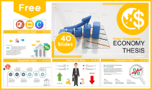 Economics Thesis Template free for PowerPoint and Google Slides.