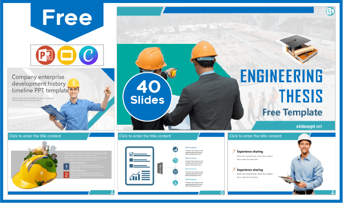 Free Engineering Thesis Template for PowerPoint and Google Slides.