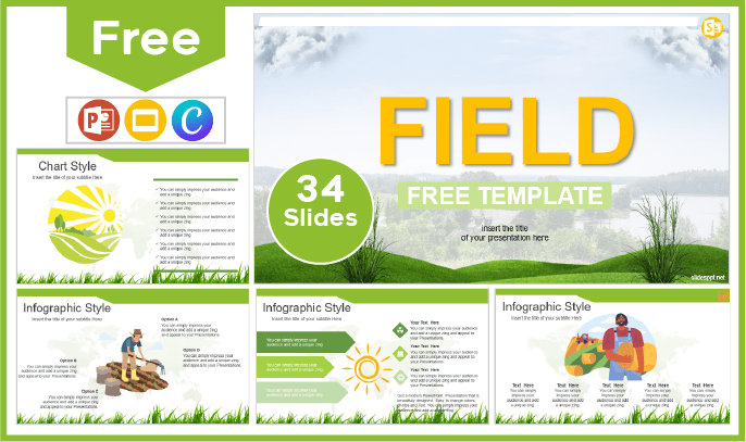Free Field Template for PowerPoint and Google Slides.