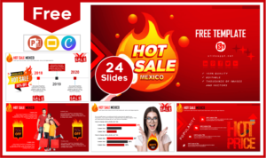 Free Hot Sale Mexico Template for PowerPoint and Google Slides.