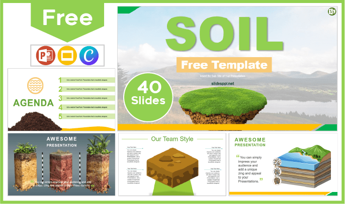 Plantilla del Suelo gratis para PowerPoint y Google Slides.