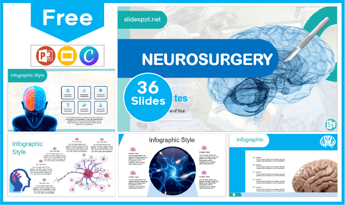 Free Neurosurgery Template for PowerPoint and Google Slides.