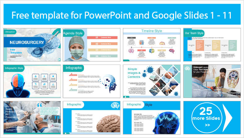 Neurosurgery Templates for free download in PowerPoint and Google Slides themes.