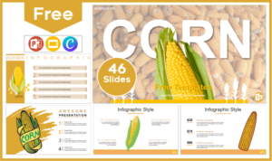 Free Corn Template for PowerPoint and Google Slides.
