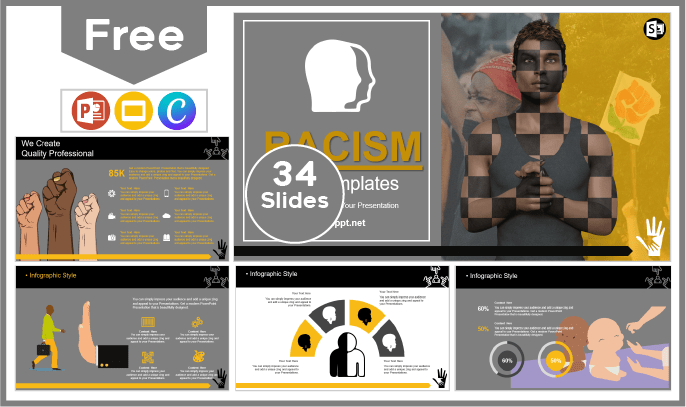 Free Racism Template for PowerPoint and Google Slides.