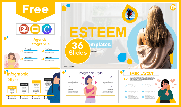 Free Self-Esteem Template for PowerPoint and Google Slides.