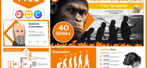 Free Human Evolution Template for PowerPoint and Google Slides.