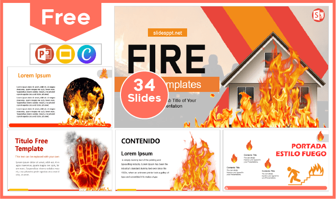 Free Fire Template for PowerPoint and Google Slides.