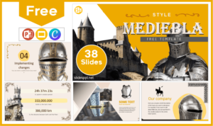 Free Medieval Style Template for PowerPoint and Google Slides.