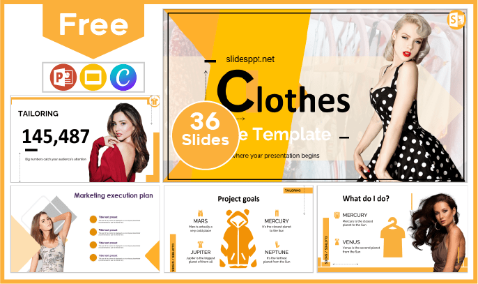 Free Dress Template for PowerPoint and Google Slides.