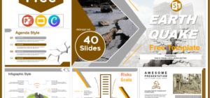 Free Earthquake Template for PowerPoint and Google Slides.