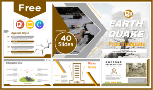 Free Earthquake Template for PowerPoint and Google Slides.