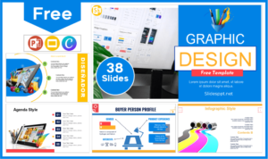 Free Graphic Design Lesson Template for PowerPoint and Google Slides.