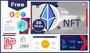 Free NFT template for PowerPoint and Google Slides.