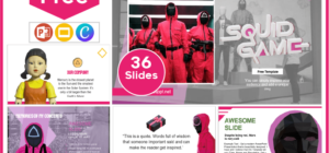 Free Squid Game Template for PowerPoint and Google Slides.