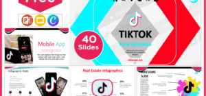 Free TikTok template for PowerPoint and Google Slides.