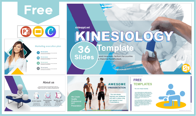Plantilla de Kinesiología gratis para PowerPoint y Google Slides.