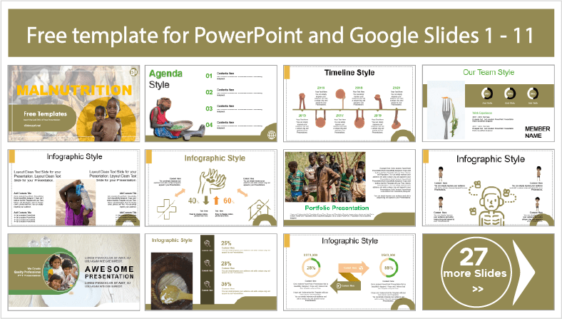 Malnutrition Templates for free download in PowerPoint and Google Slides themes.