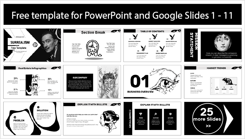Laden Sie kostenlose Surrealismus PowerPoint Vorlagen und Google Slides Themen herunter.