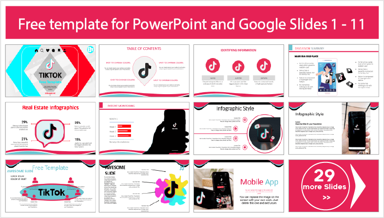 TikTok Template PowerPoint Templates And Google Slides