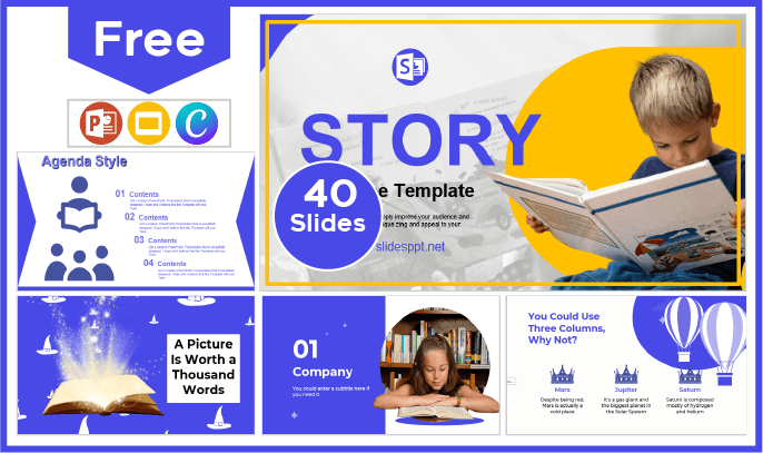 Free Tale Template for PowerPoint and Google Slides.