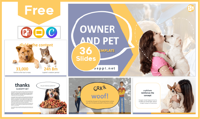 Free Owners and Macotas Template for PowerPoint and Google Slides.