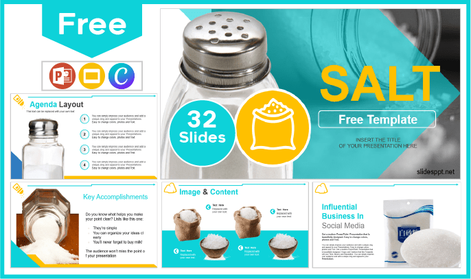 Free Salt Template for PowerPoint and Google Slides.