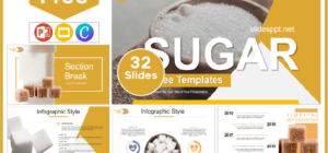 Free Sugar Template for PowerPoint and Google Slides.