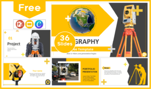 Free Topography Template for PowerPoint and Google Slides.