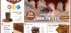 Free International Chocolate Day Template for PowerPoint and Google Slides.