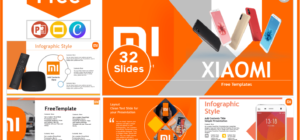 Free Xiaomi Template for PowerPoint and Google Slides.